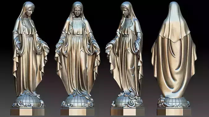 Our lady of Grace  3D print model