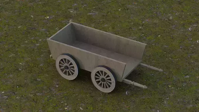 Wooden cart