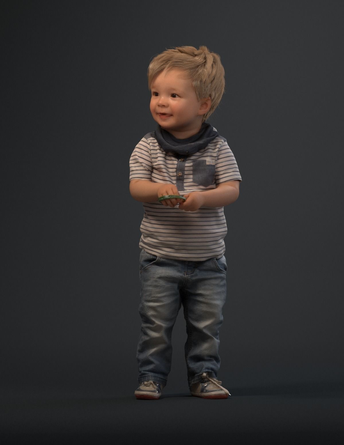 00022Pepijn006 Cute Toddler Boy 3D Model 3D model_9