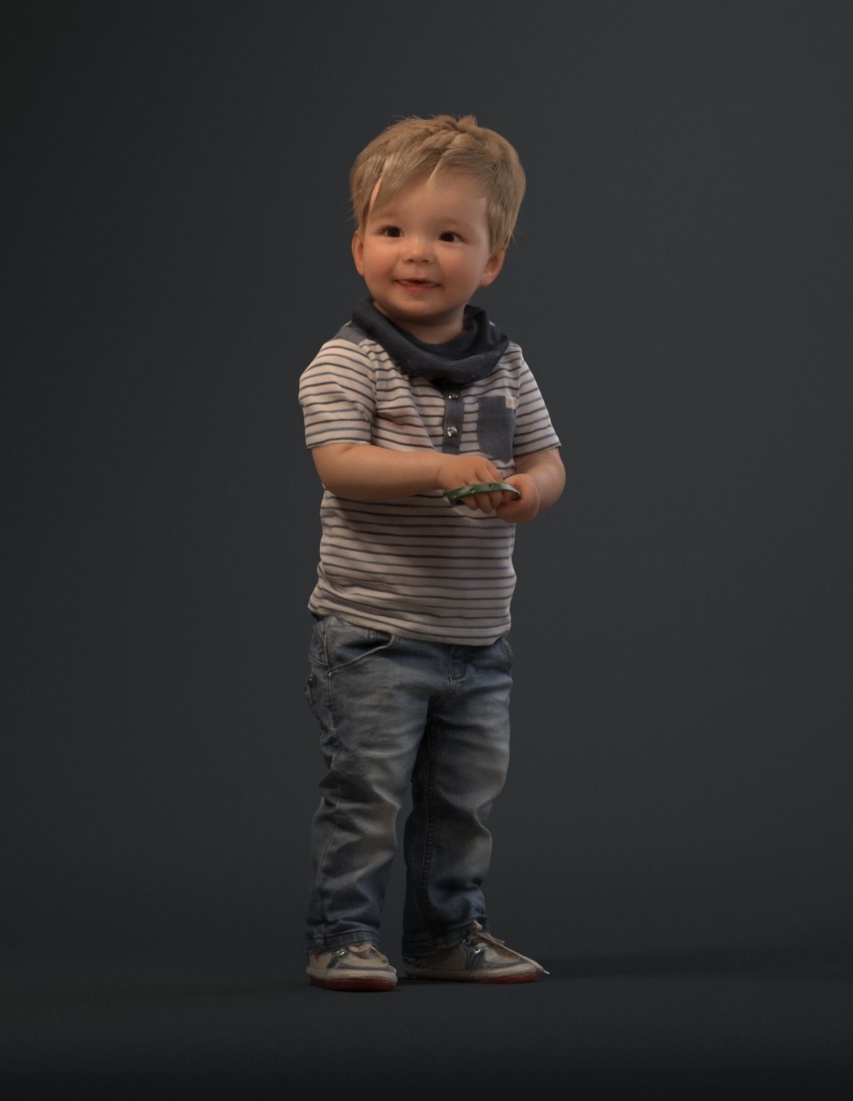 00022Pepijn006 Cute Toddler Boy 3D Model 3D model_2