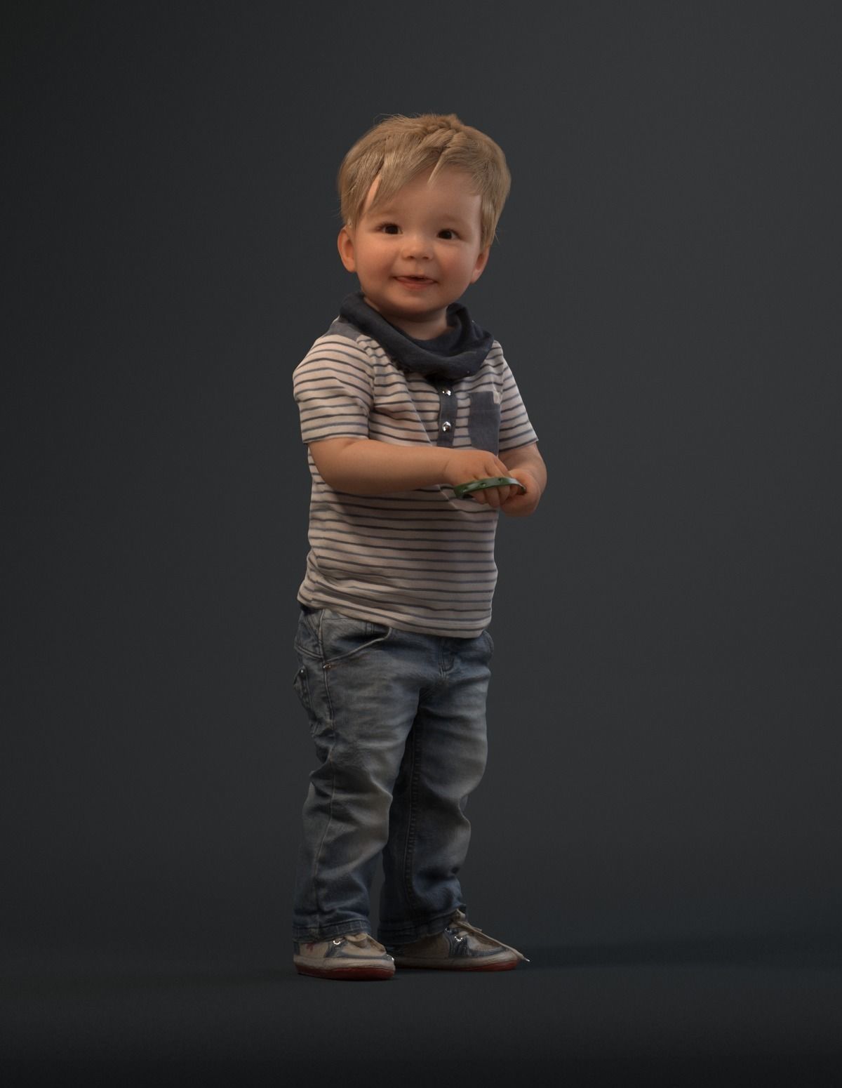 00022Pepijn006 Cute Toddler Boy 3D Model 3D model_1