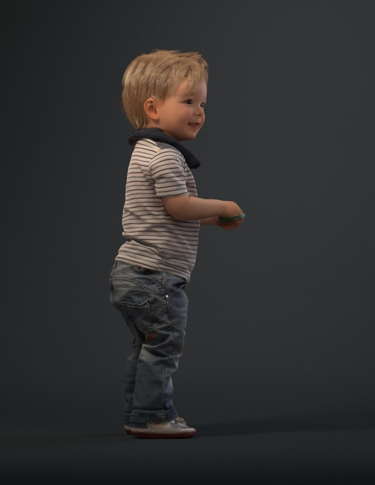 00022Pepijn006 Cute Toddler Boy 3D Model 3D model_4