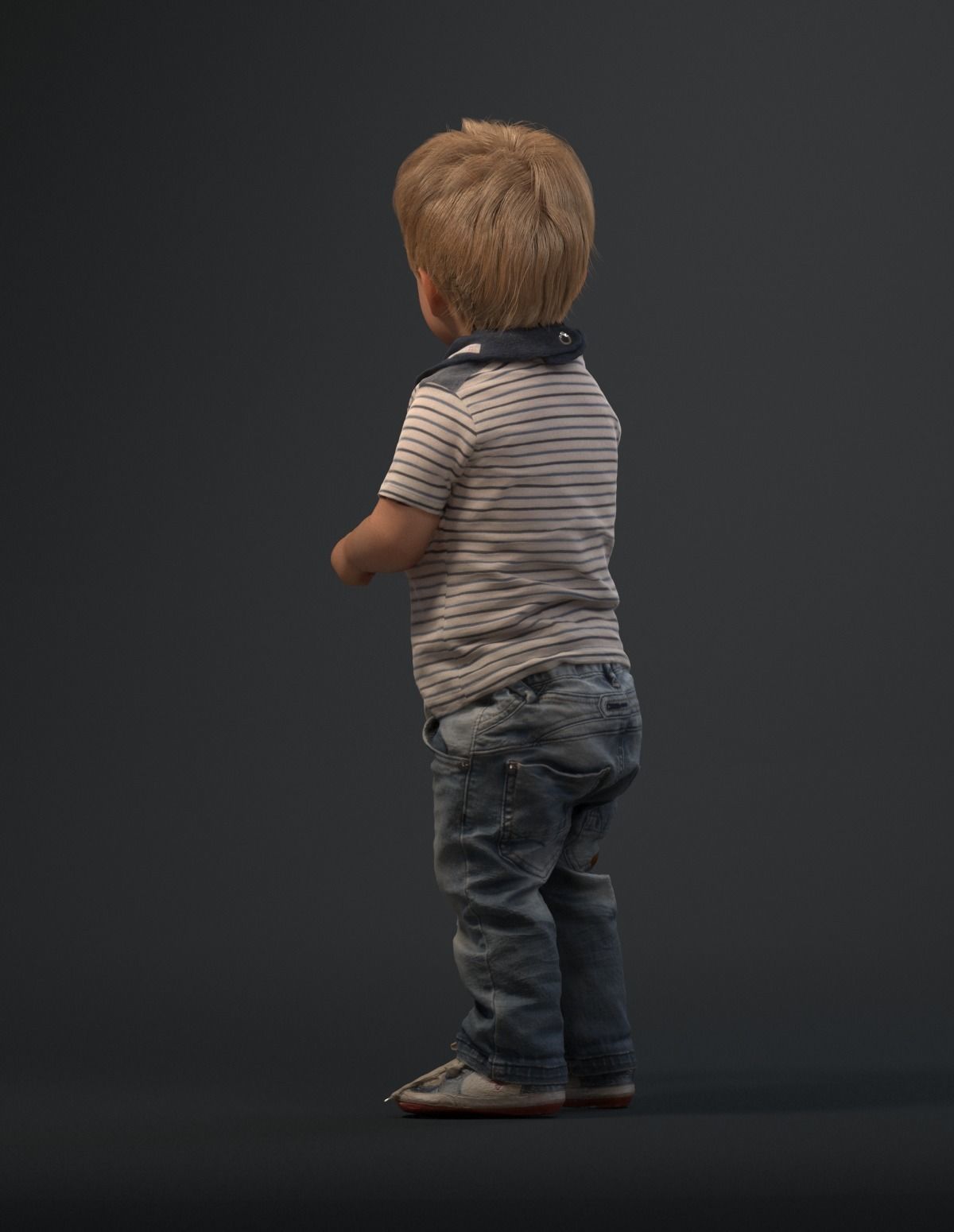 00022Pepijn006 Cute Toddler Boy 3D Model 3D model_7