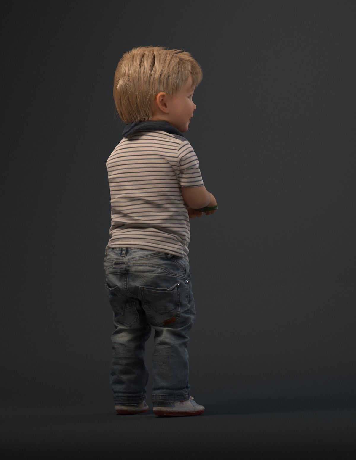 00022Pepijn006 Cute Toddler Boy 3D Model 3D model_6