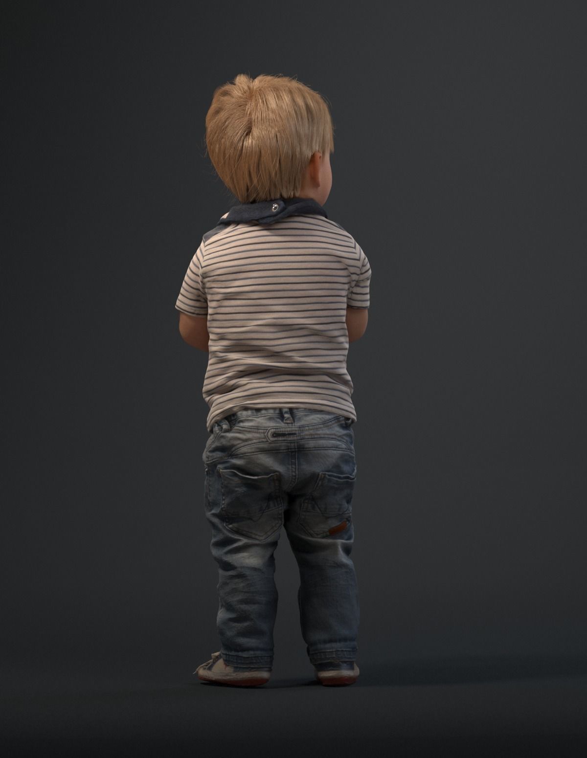 00022Pepijn006 Cute Toddler Boy 3D Model 3D model_5