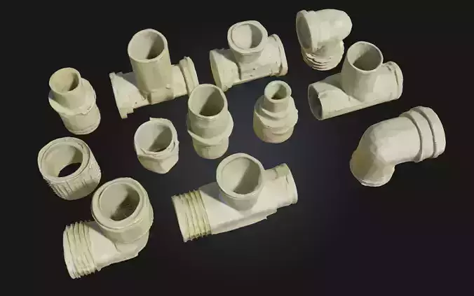 Plumbing Fittings Collection Versatile Pipe Connectors