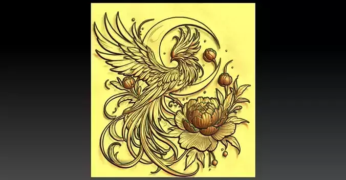 5 phoenix CNC Relief Model