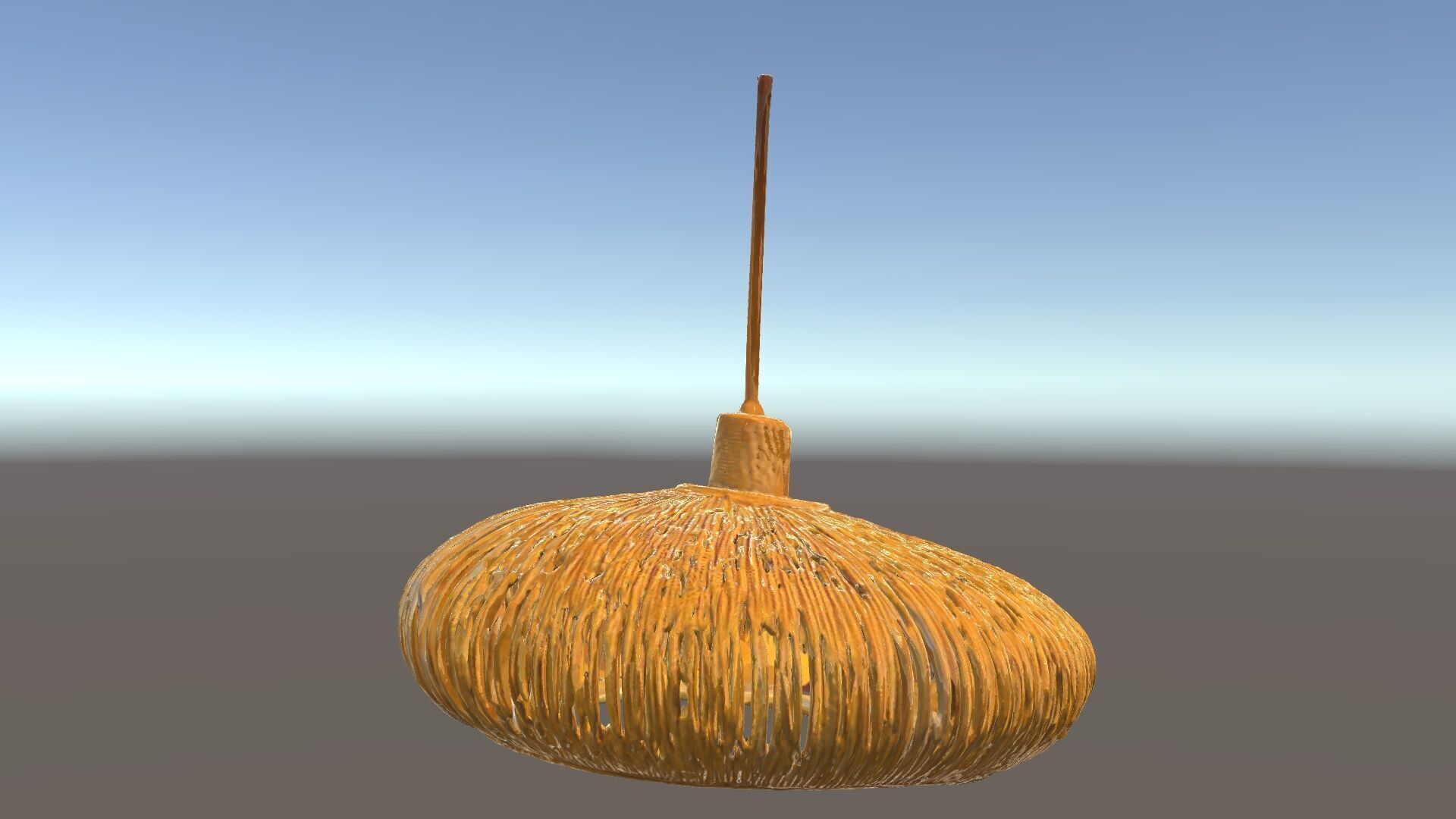 Elegant Bamboo Pendant Lamp model pack for interior design Low-poly 3D model_34