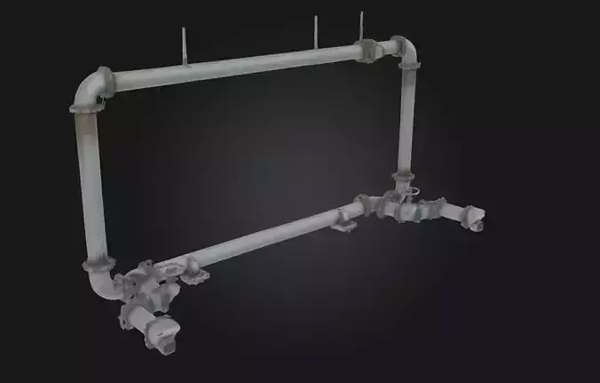 Pipe Network Structure Modular Industrial Piping System 