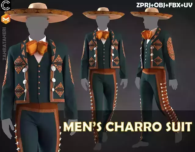 MENS CHARRO SUIT