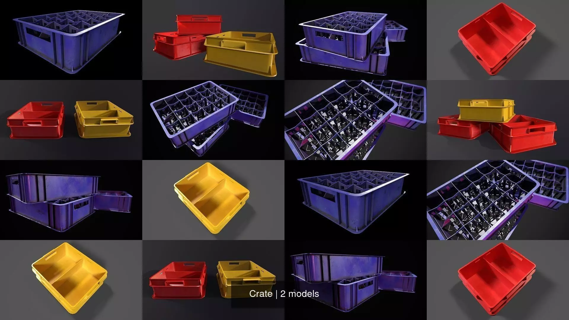 Crate 3D Model Collection_0