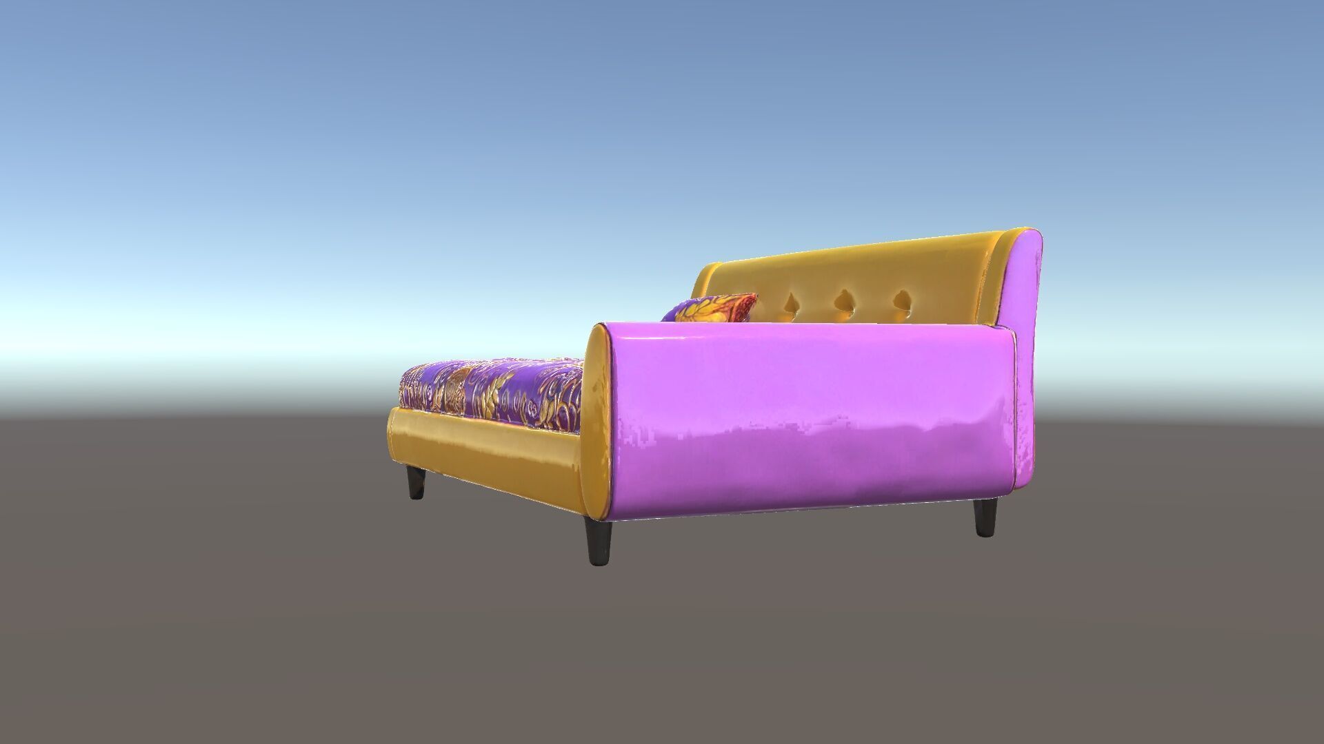 Colorful Sofa with Decorative Pattern model pack Low-poly 3D model_6