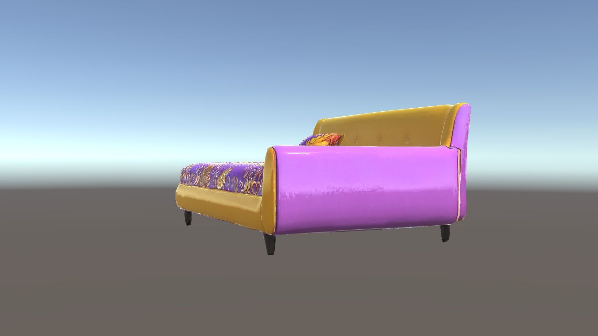Colorful Sofa with Decorative Pattern model pack Low-poly 3D model_35
