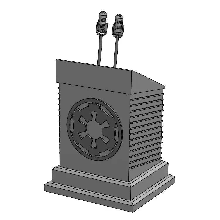 Sci Fi IMPERIAL PODIUM 3D print model