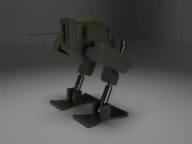 Diesel Punk Walker Tank 001