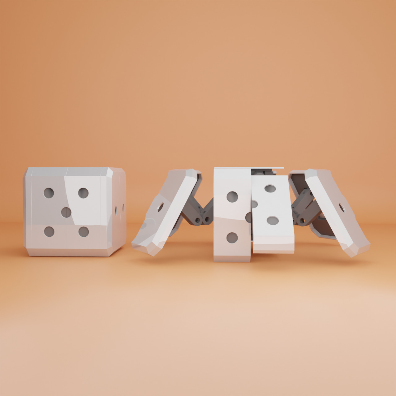 transformer DICE 3D print model_3