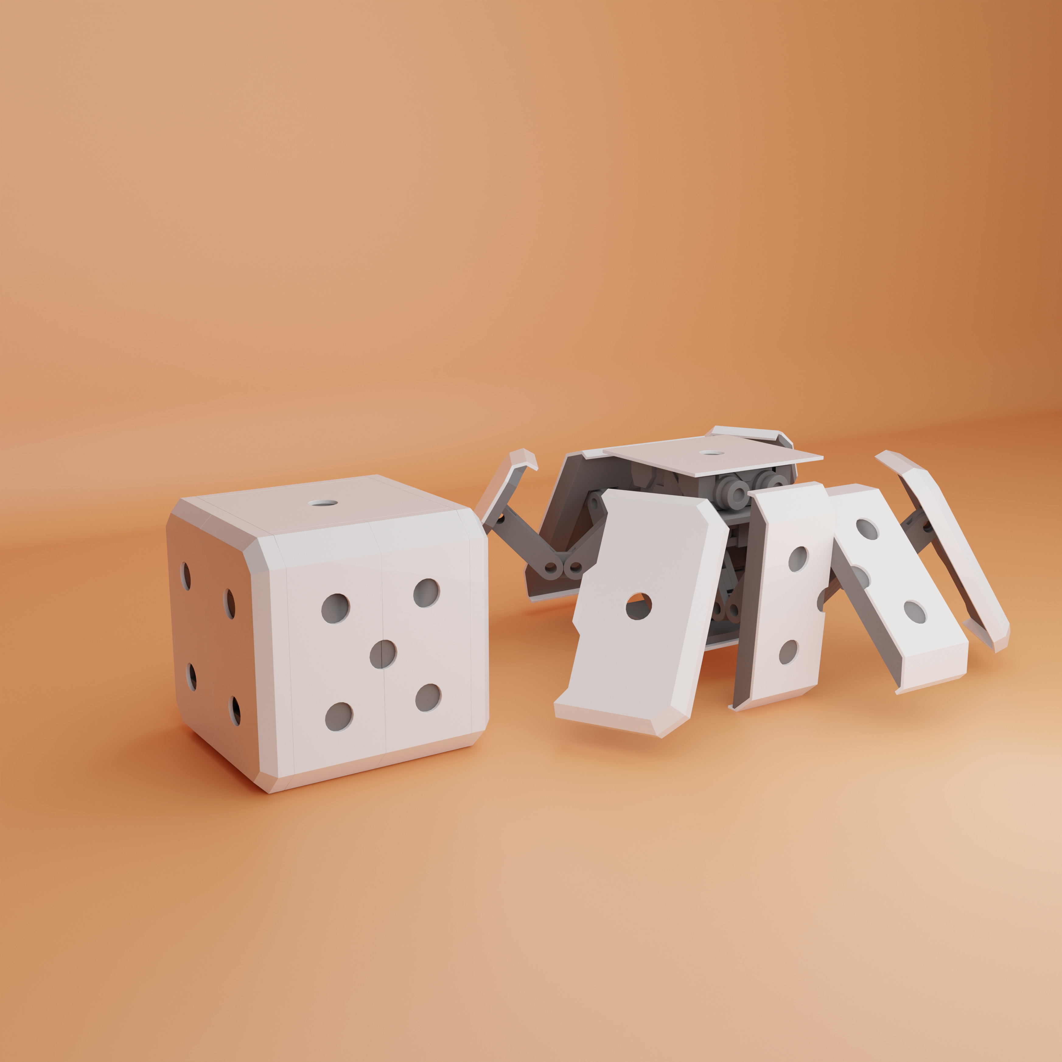 transformer DICE 3D print model_2