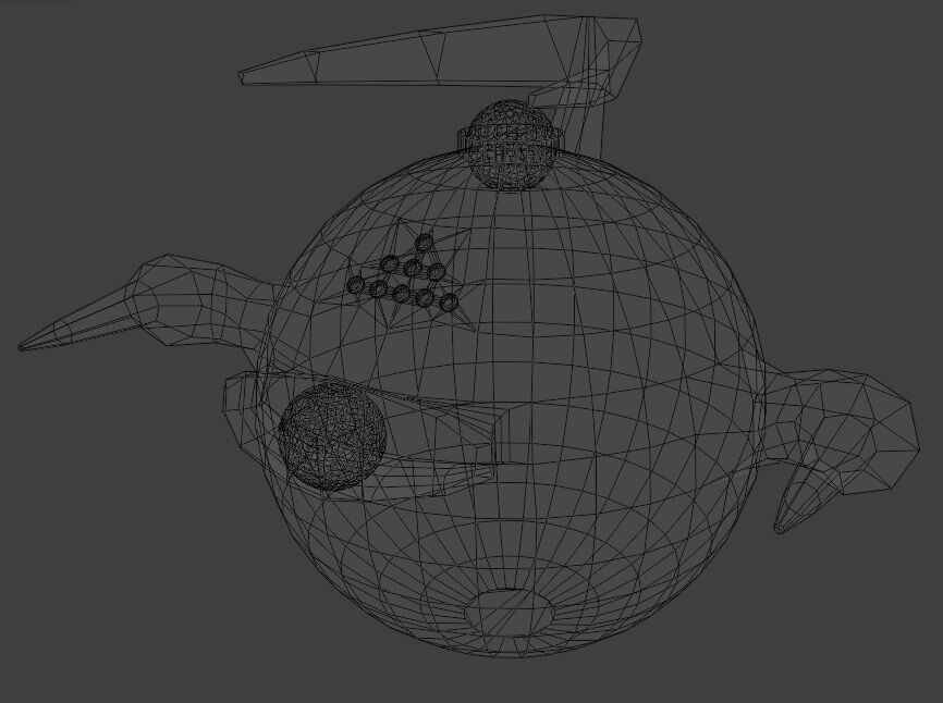 Sci-Fi Robot Enemy 002 Low-poly 3D model_8