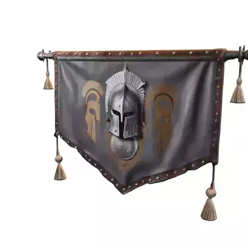 Spartan Honor Banner  Ancient Warrior 