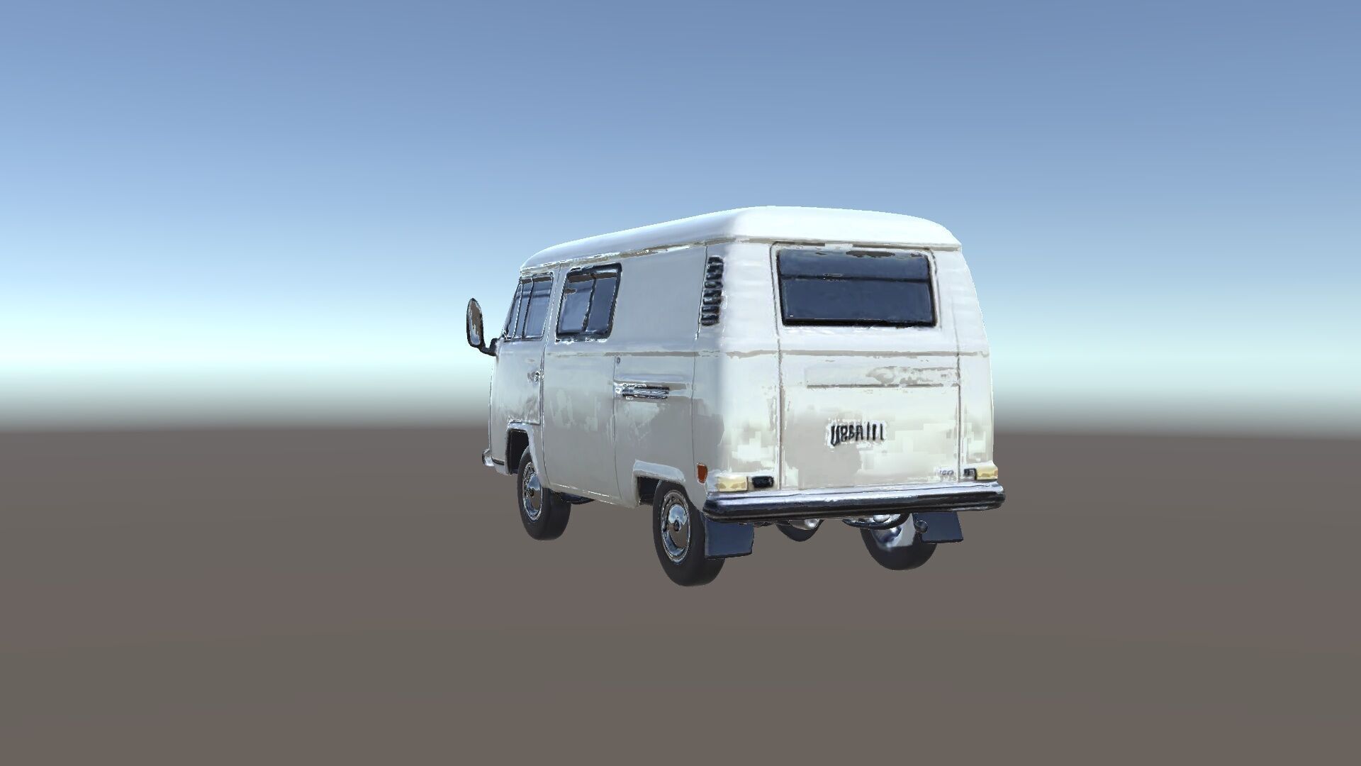 Classic Camper Van D Model Pack Low-poly 3D model_6