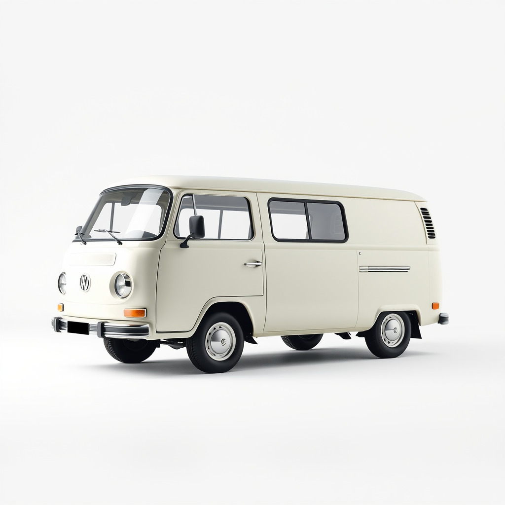 Classic Camper Van D Model Pack Low-poly 3D model_3