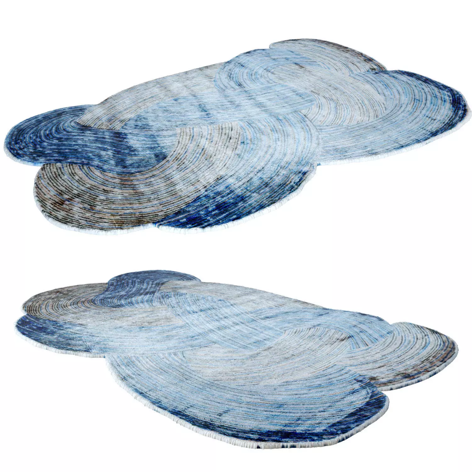 Bluebell Azalea Carpet Low-poly 3D model