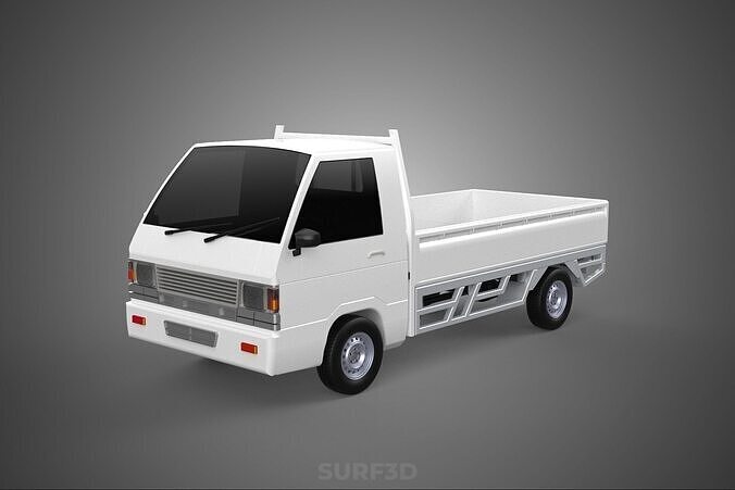 FLAT DECK PICK UP COLT DELICA L300 DIESEL PICKUP CAR TRUCK CARRY 3D model