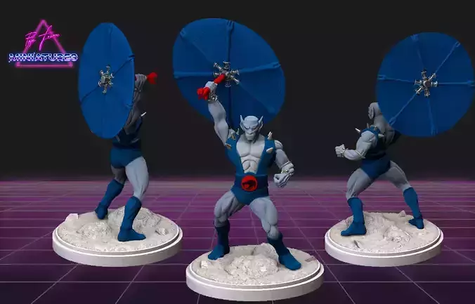 Panthro miniature from Thundercats