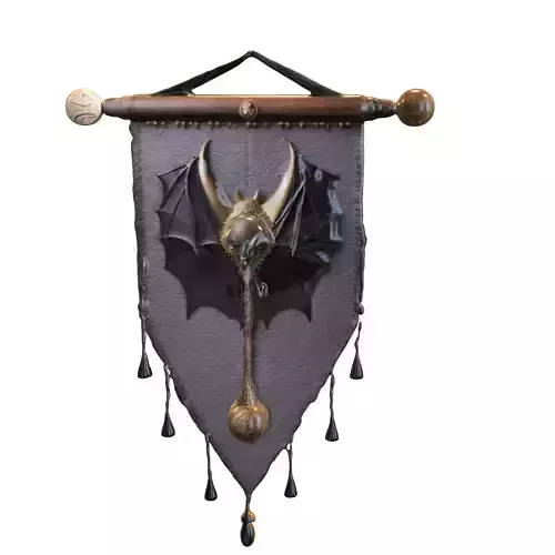 Dark Dragon Wall Banner
