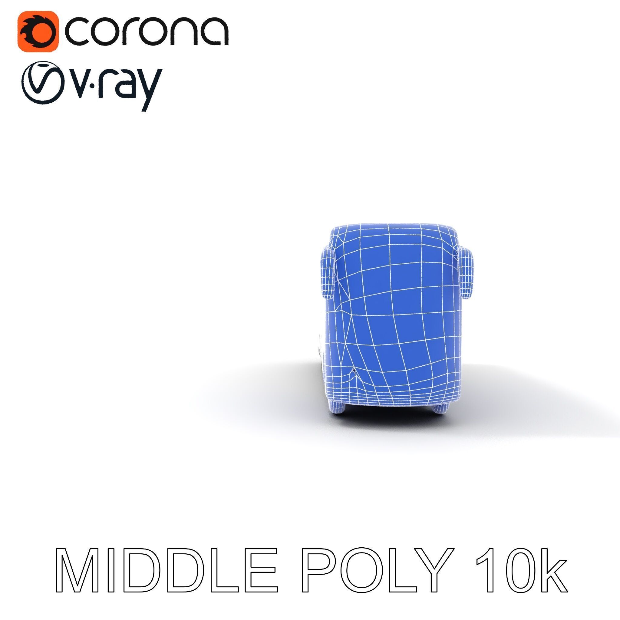 Modern Tourist Bus D Model Pack Low-poly 3D model_17