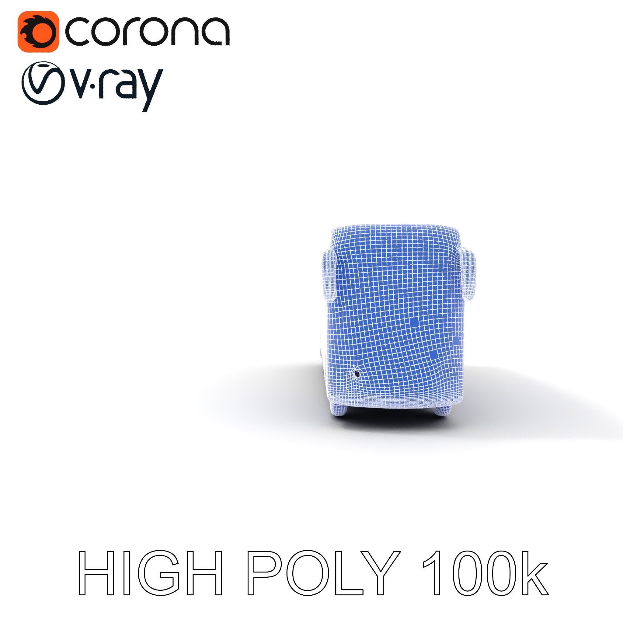 Modern Tourist Bus D Model Pack Low-poly 3D model_32