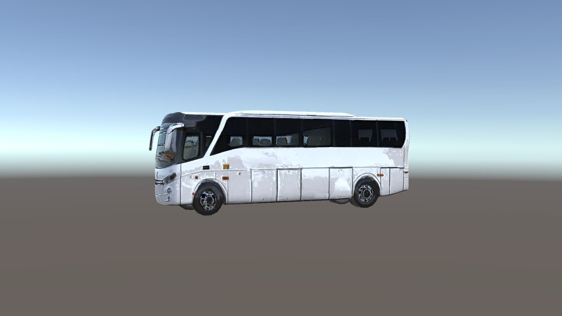Modern Tourist Bus D Model Pack Low-poly 3D model_33