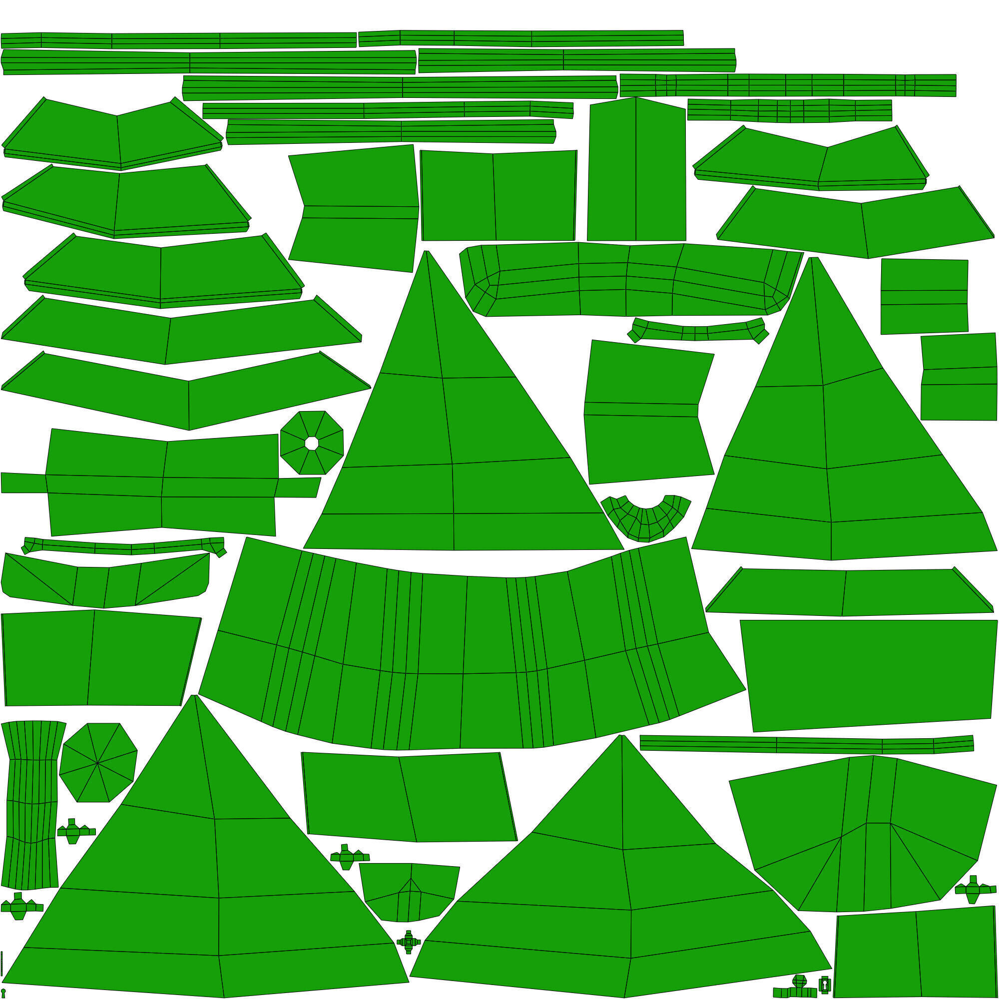 Medieval Fantasy Tower House Low-poly 3D model_14