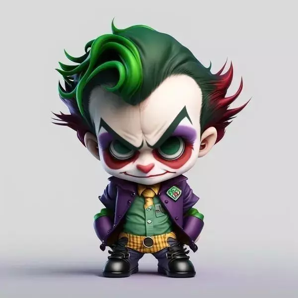 Baby Joker  3D print model_0