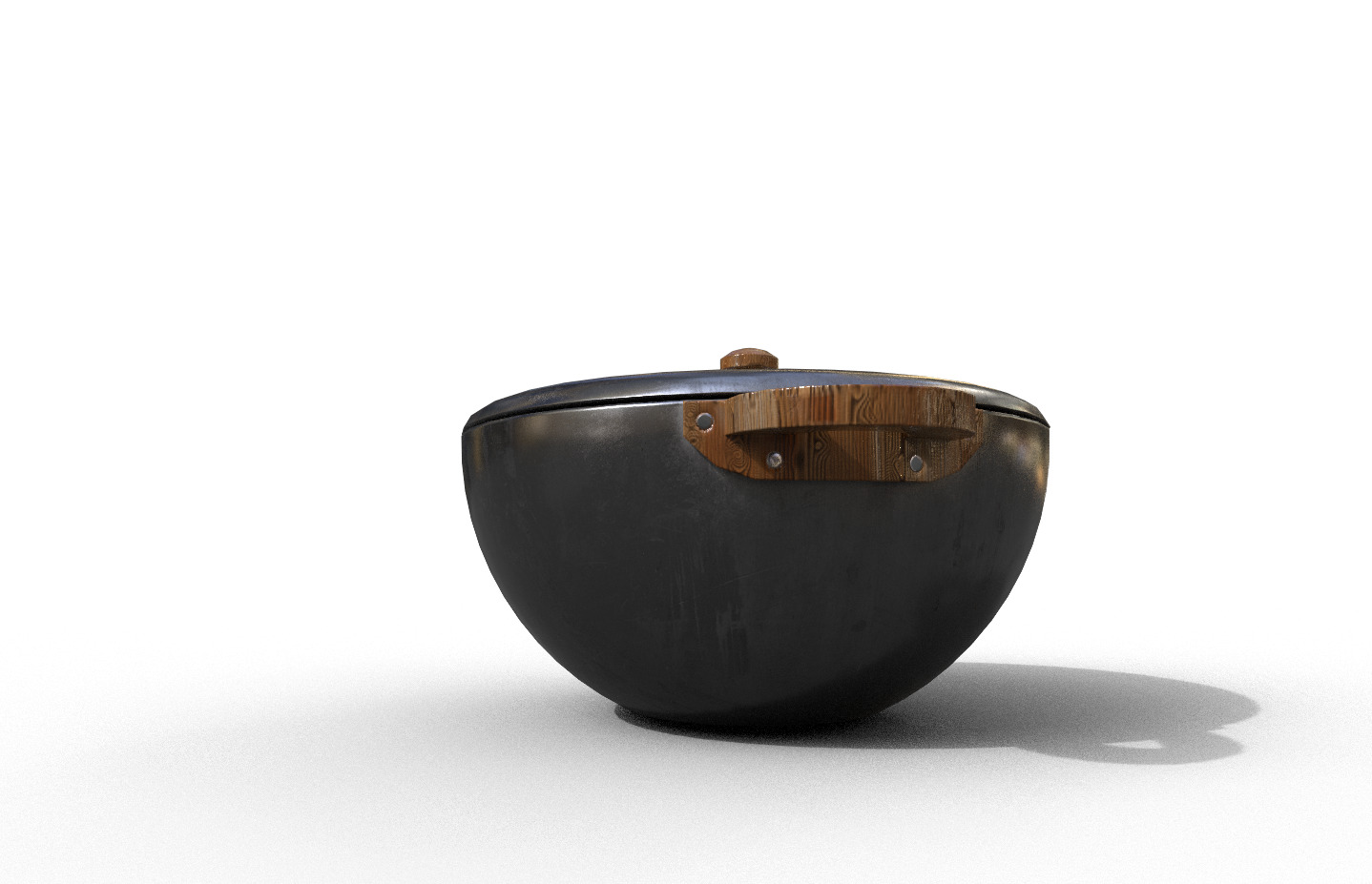 3D Bowl model Low-poly 3D model_2