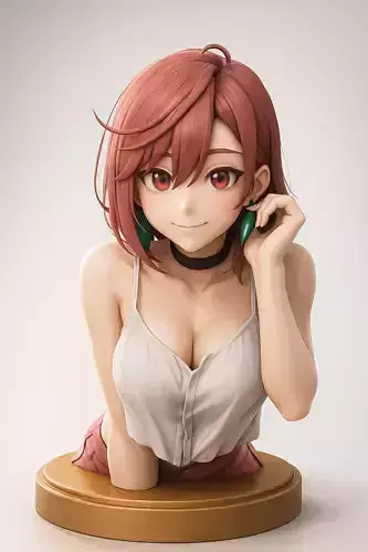 Momo Fan Art Bust- Dan da Dan 3D print model