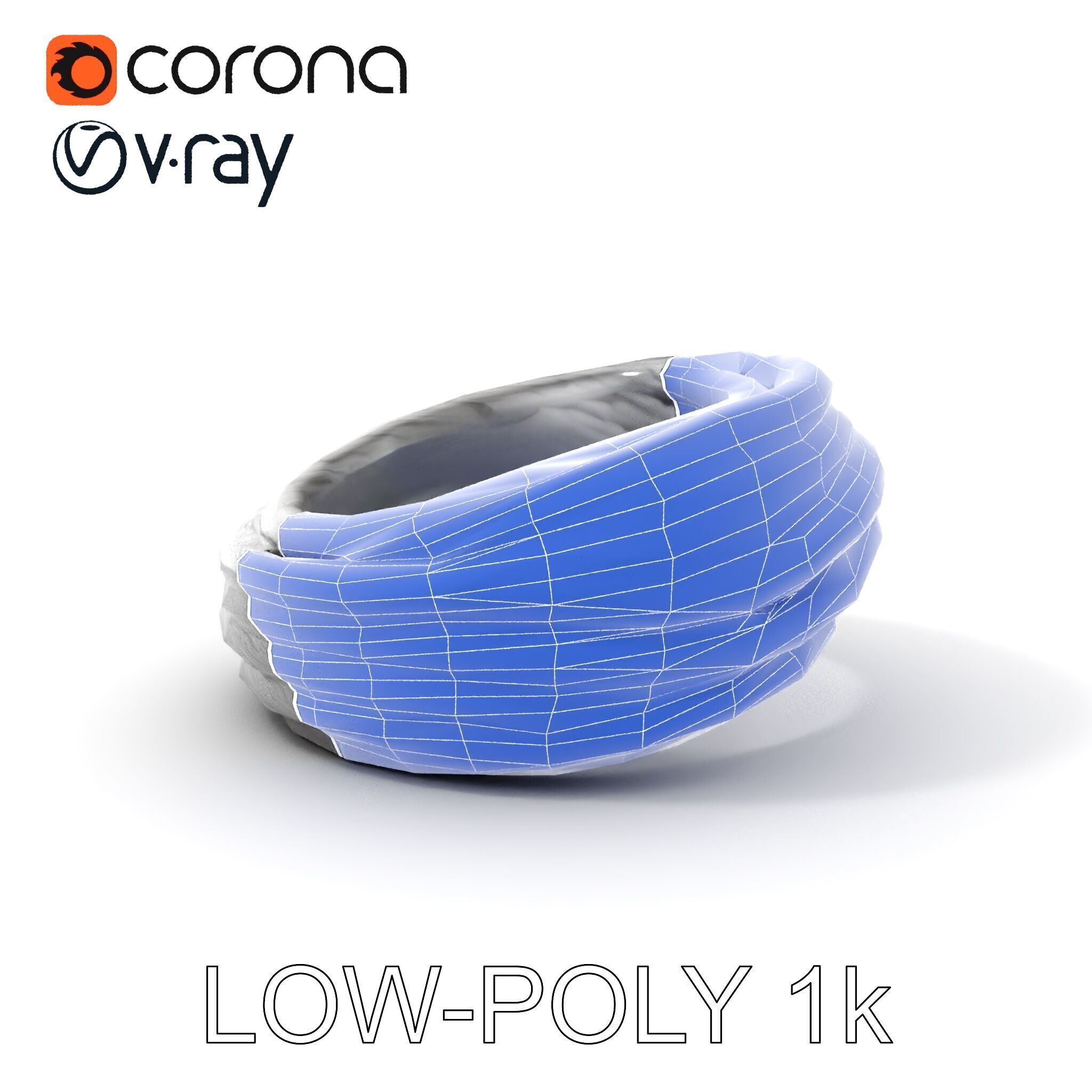 Twisted Steel Cable Model Pack for Industrial and Architectur... Low-poly 3D model_24