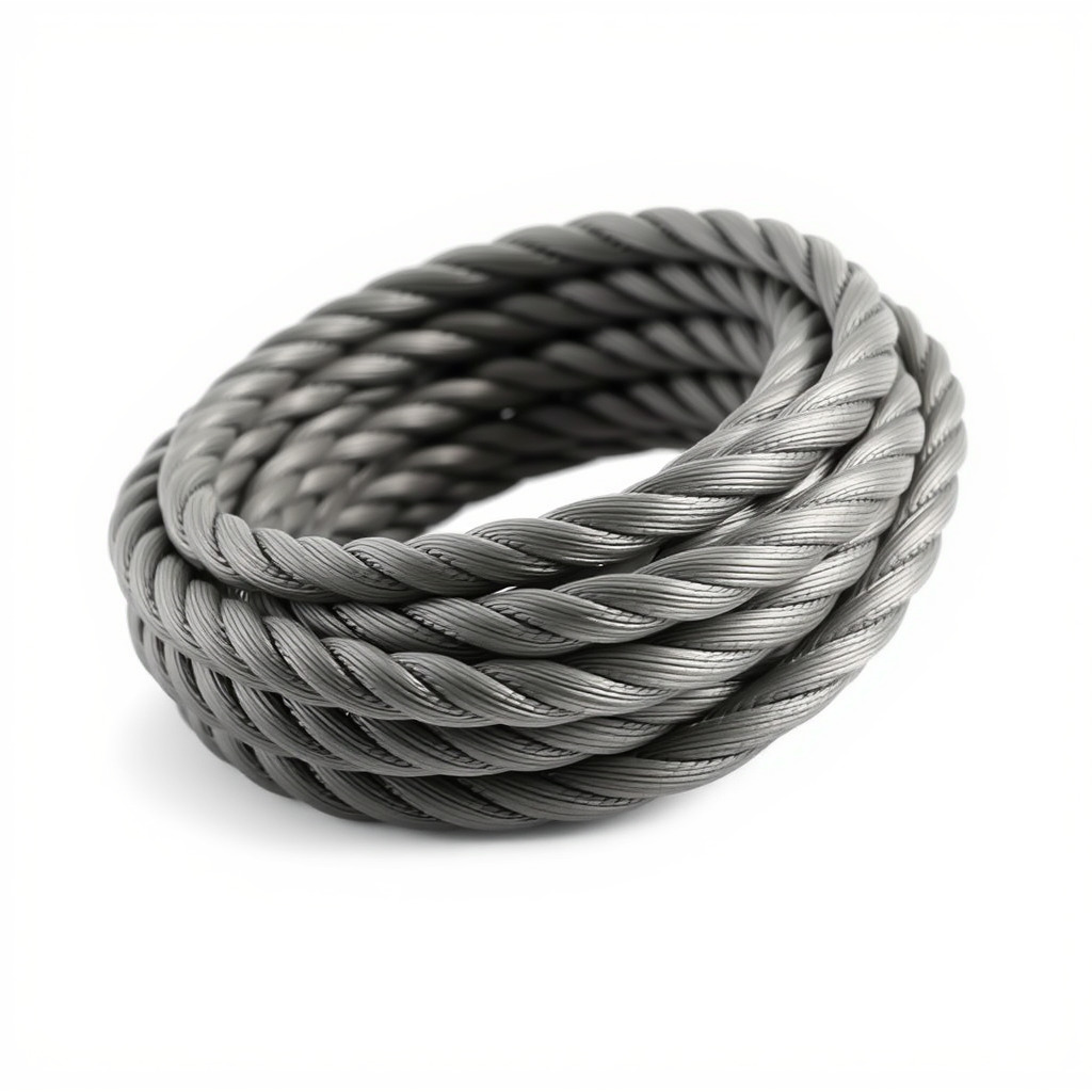 Twisted Steel Cable Model Pack for Industrial and Architectur... Low-poly 3D model_3