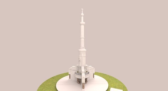 Historical Hamidiye Fountain Ottoman Sabil 3D Model Low-poly 3D model