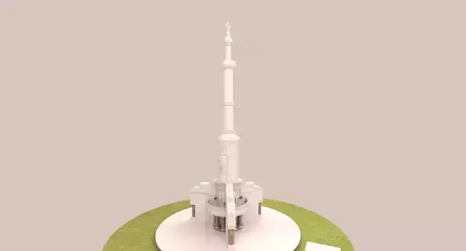 Historical Hamidiye Fountain Ottoman Sabil 3D Model