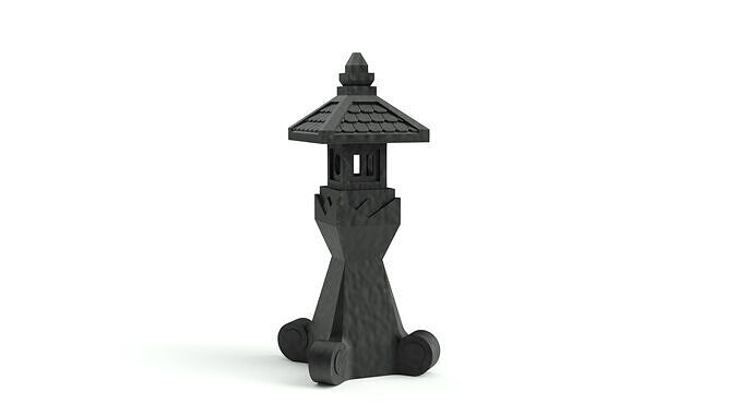 Vintage Garden Light 2 3D print model