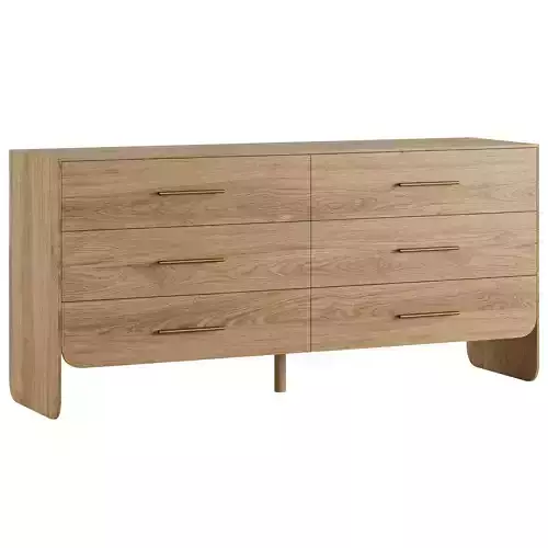 Felton Six Drawer Dresser