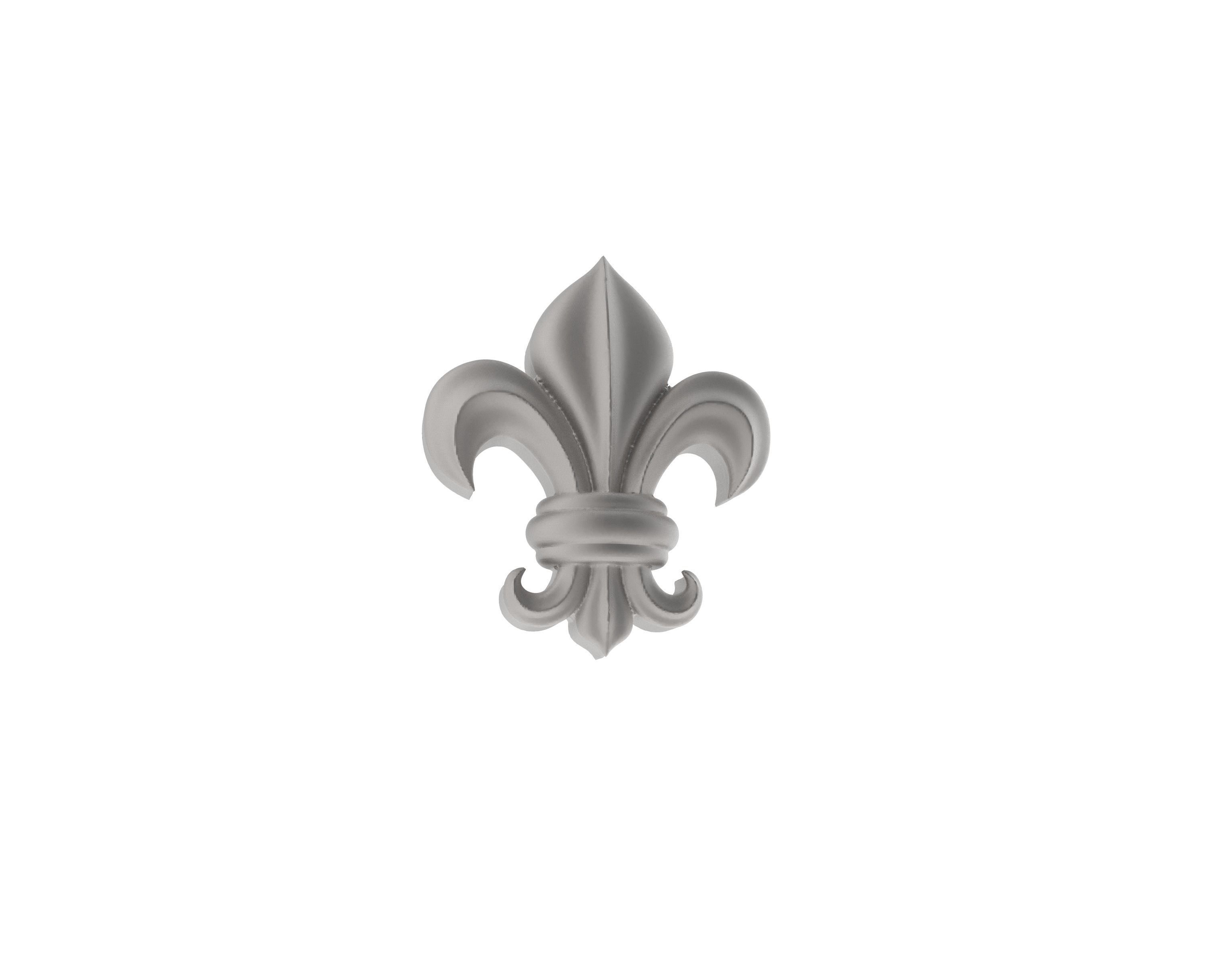 Heraldic Lily Free 3D print model