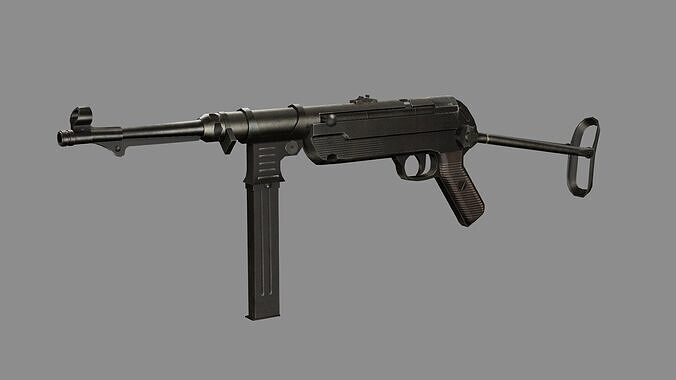 IMI Uzi Low-poly 3D model Low-poly 3D model
