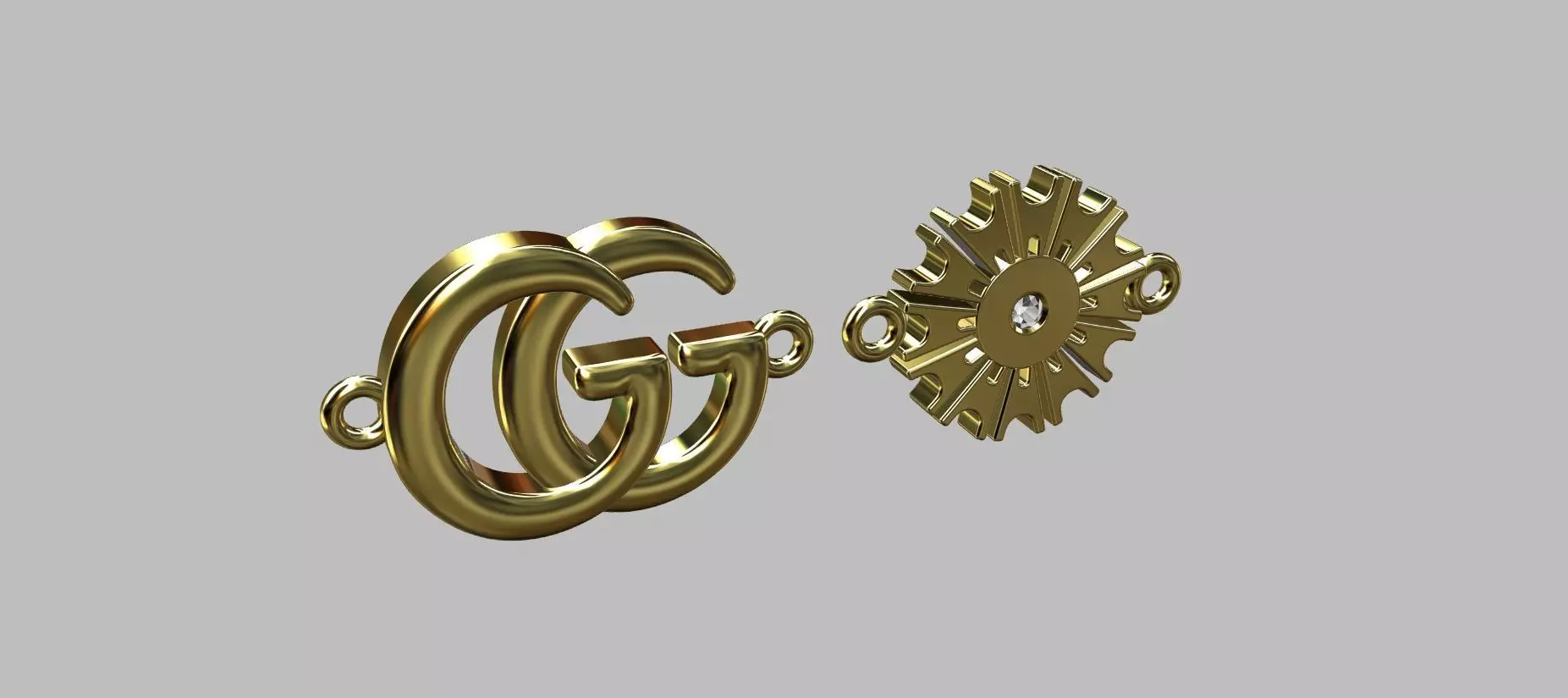 GG Bracelet 3D print model_0