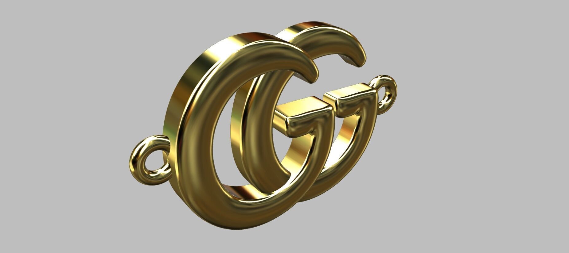 GG Bracelet 3D print model_2