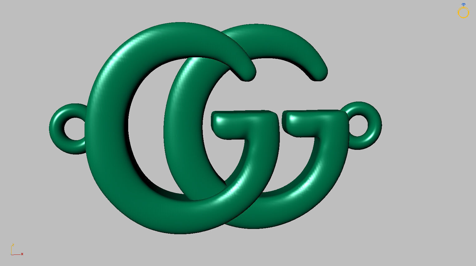 GG Bracelet 3D print model_11