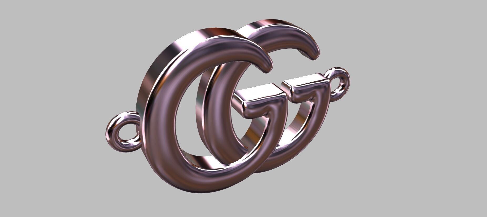 GG Bracelet 3D print model_4