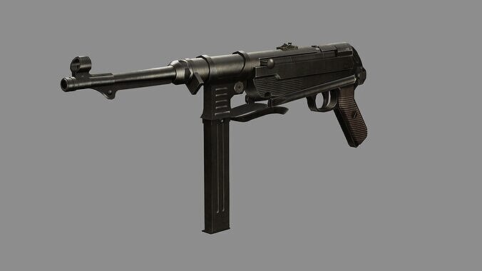 IMI Uzi ZX  Low-poly 3D model Low-poly 3D model