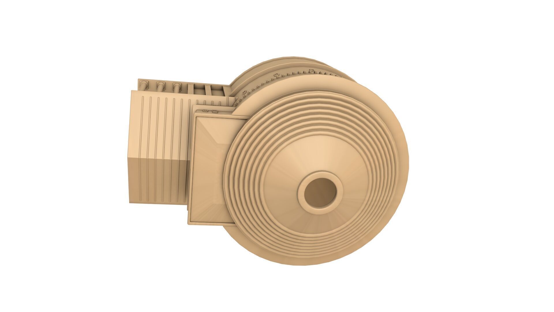 Roman Pantheon Building 3D model_3